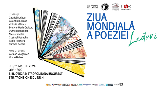 Lecturi De Ziua Mondial A Poeziei La Sediul Bibliotecii Metropolitane