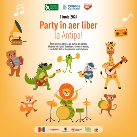 De 1 iunie, Muzeul Antipa invită copiii la o mega-petrecere în aer liber