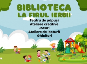Biblioteca la firul ierbii, ediția 2024 | Evenimente cultural-educative pentru copii, în Parcul Drumul Taberei din Capitală