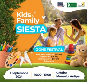 Duminică, 1 septembrie – Kids & Family SIESTA la Muzeul Antipa