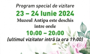 Program special de vizitare a Muzeului Antipa, în zilele de 23 și 24 iunie 2024