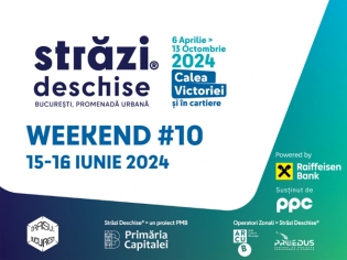 Weekendul 15-16 iunie | Evenimentul „Străzi Deschise - București, Promenadă Urbană” se extinde pe Strada Humulești din sectorul 5 cu multiple activități cultural-artistice, sportive și creative