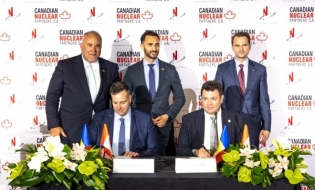 Nuclearelectrica și Canadian Nuclear Partners, acord-cadru de 240 milioane euro pentru proiectul de retehnologizare a Unității 1 de la Cernavodă