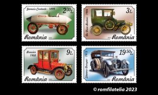 O nouă emisiune de mărci poștale, cu tema „Istoria automobilului”