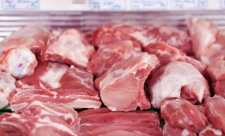 Producția de carne de porc a României a scăzut anul trecut cu aproape 11%