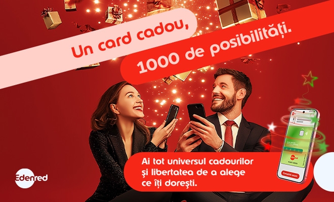 Card Cadou Edenred - oferă un cadou personalizat la ocazii speciale