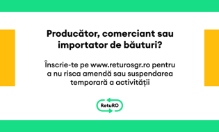 Toți producătorii, comercianții sau importatorii de băuturi din România sunt încurajați să finalizeze cât mai repede procedura de înregistrare în baza de date a Sistemului de Garanție-Returnare