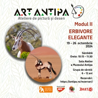 Ateliere Art Antipa 2024 – Erbivore elegante