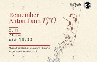 Sâmbătă, 2 noiembrie – dezbaterea Remember Anton Pann – 170