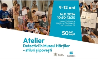 Atelier pentru copii: „Detectivi în Muzeul Hǎrṭilor - stiluri și povești”