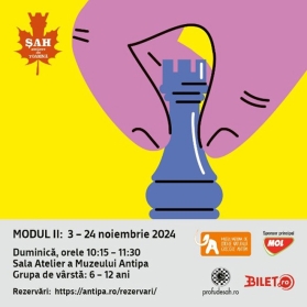 Ateliere de șah la Antipa – program educațional interactiv