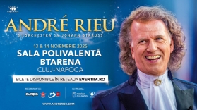 André Rieu revine, în 2025, la BTarena din Cluj-Napoca, cu un nou spectacol grandios