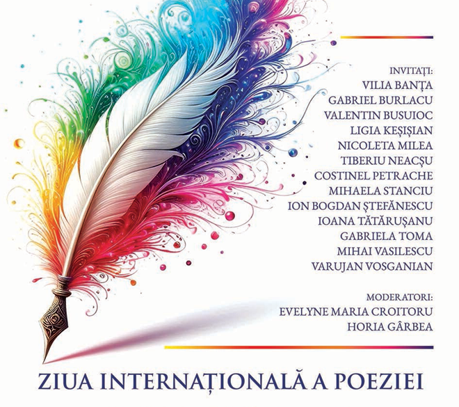 Lecturi publice de Ziua Internațională a Poeziei