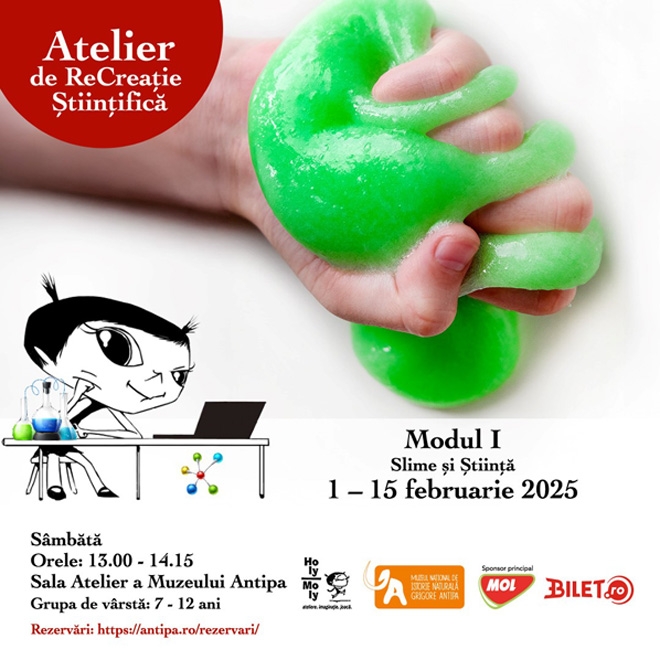 Muzeul Antipa | Ateliere de ReCreație Științifică – Slime și Știință