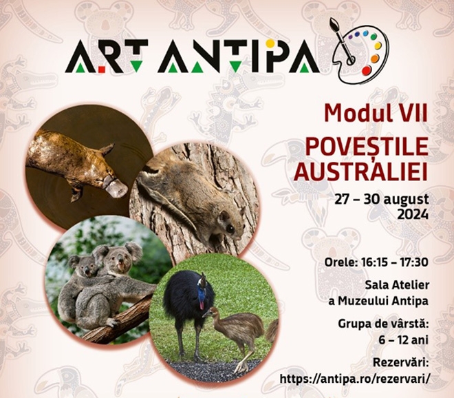 Ateliere de vacanță Art Antipa – Poveștile Australiei