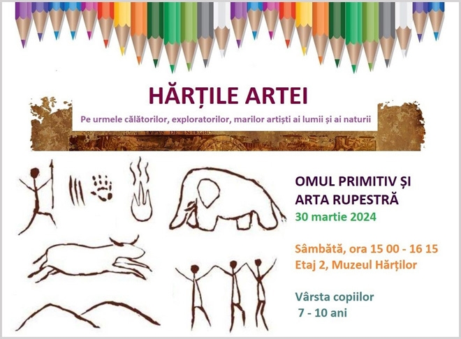 Muzeul Hărților: Program educațional pentru copii – Hărțile Artei