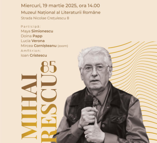 Miercuri, 19 martie 2025, de la ora 14.00, evenimentul „Mihai Ispirescu – 85” la MNLR