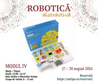 Ateliere de robotică distractivă la Muzeul Antipa