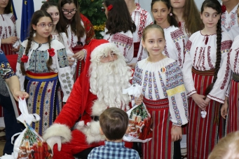 Crăciun în costum tradițional, la Buzău